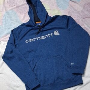 CARHARTT Force® Extremes Signature Graphic Hooded Sweatshirt Men Size M Relaxed